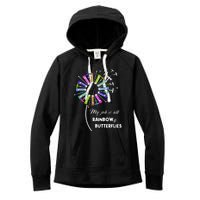 Laboratory Medical Technologist My Job Is All Rainbow And Butterflies Women's Fleece Hoodie