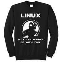 Linux May The Source Be With You Sweatshirt