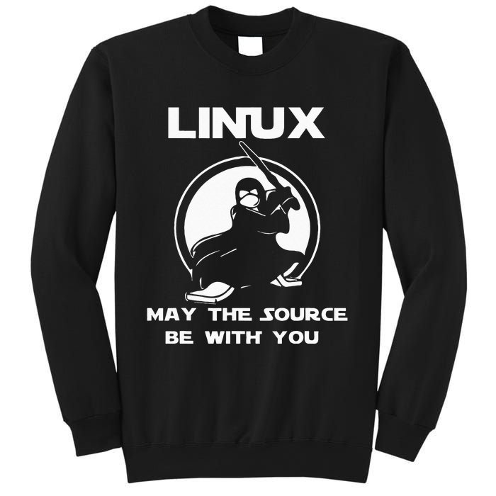 Linux May The Source Be With You Sweatshirt