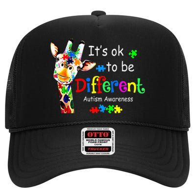 Let me Tell You about my Son Daughter Autism Awareness Tee High Crown Mesh Back Trucker Hat