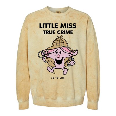 Little Miss True Crime Pigment Colorblast Crewneck Sweatshirt