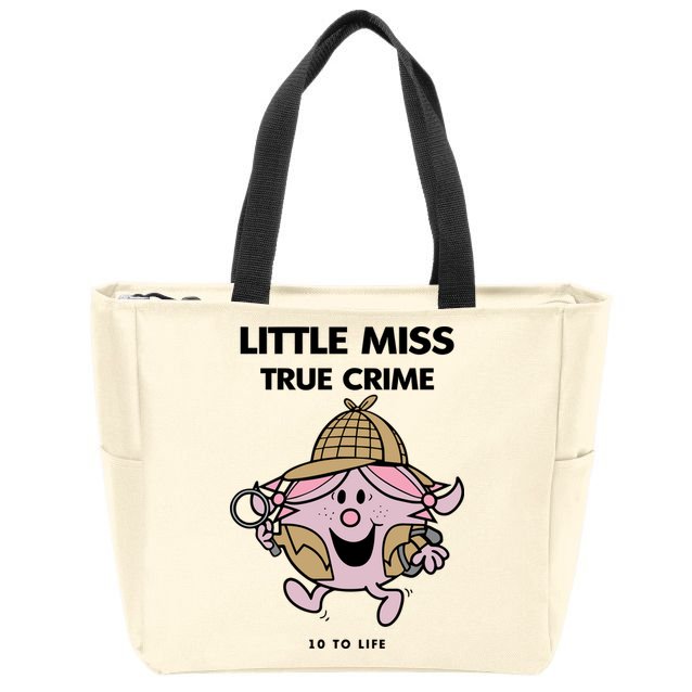 Little Miss True Crime Pigment Zip Tote Bag