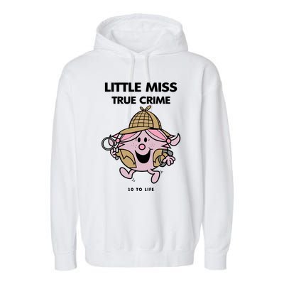 Little Miss True Crime Pigment Garment-Dyed Fleece Hoodie