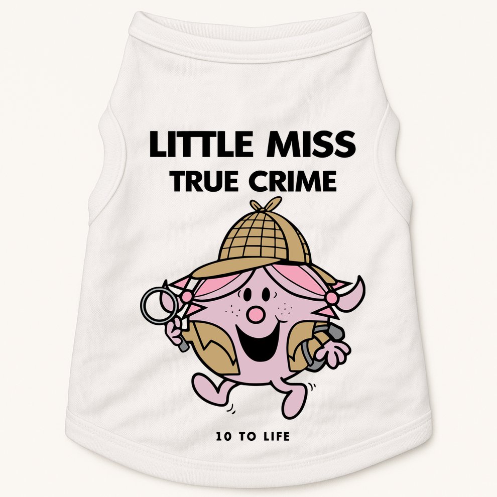 Little Miss True Crime Pigment Doggie Tank