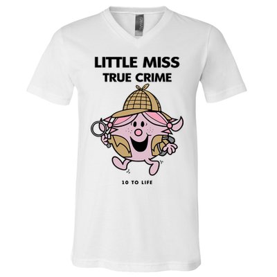 Little Miss True Crime Pigment V-Neck T-Shirt