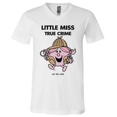 Little Miss True Crime Pigment V-Neck T-Shirt