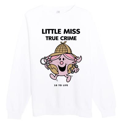 Little Miss True Crime Pigment Premium Crewneck Sweatshirt