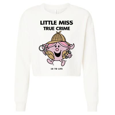 Little Miss True Crime Pigment Cropped Pullover Crew