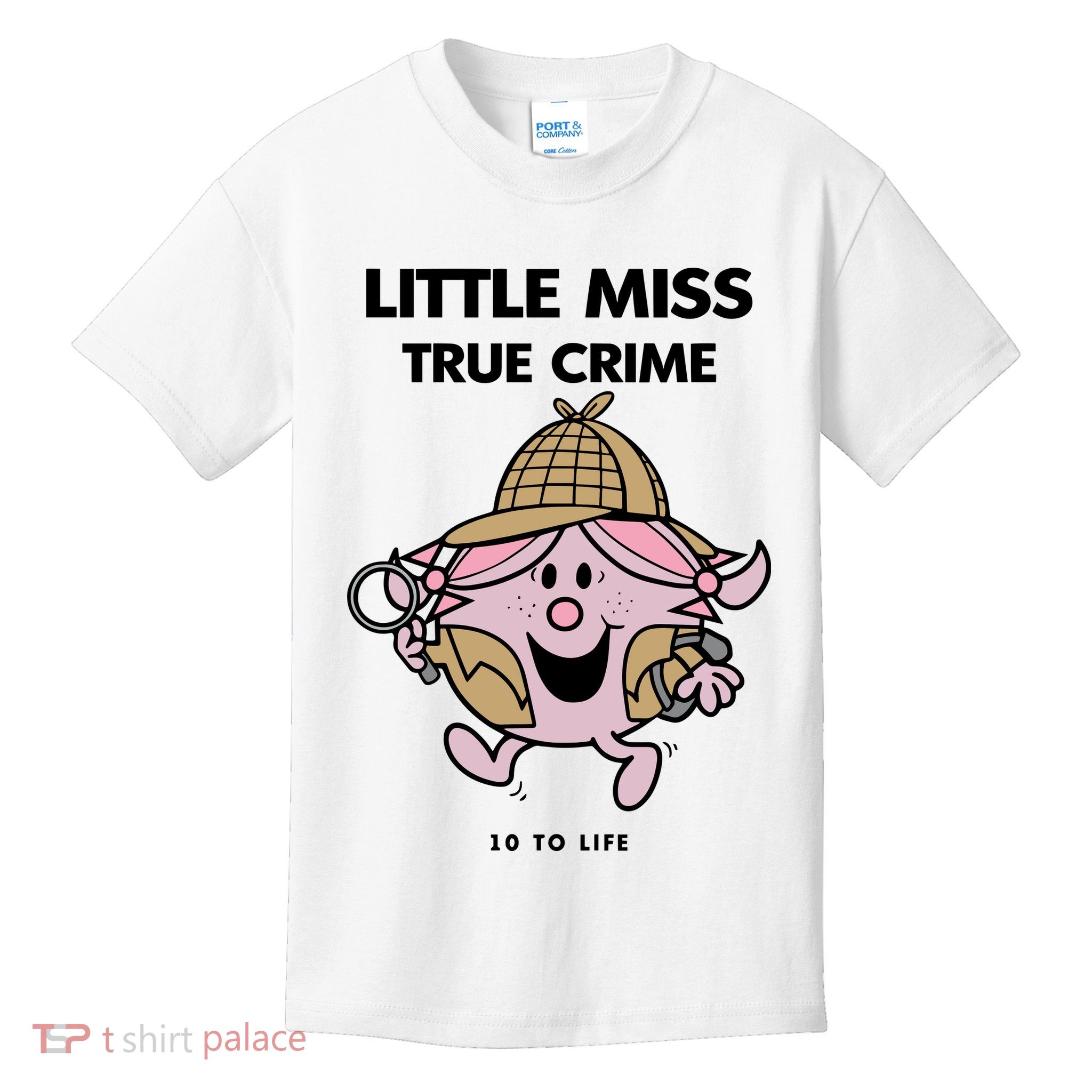 Little Miss True Crime Pigment Kids T-Shirt