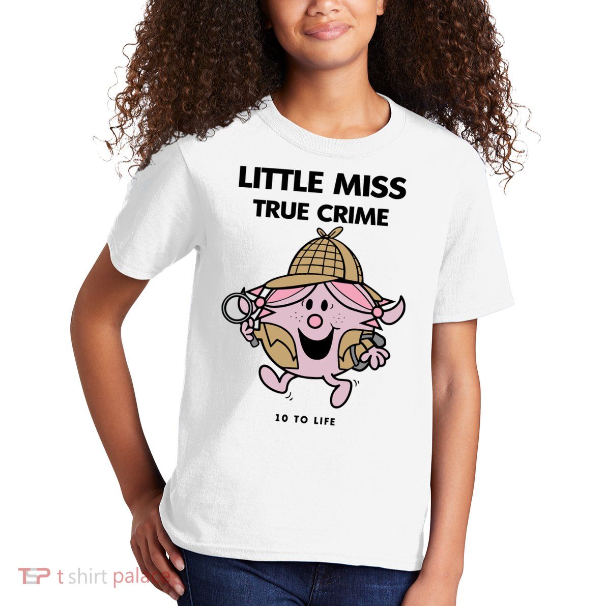 Little Miss True Crime Pigment Kids T-Shirt
