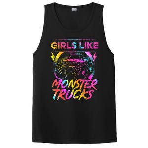 Like Monster Trucks Too Girl Monster Truck PosiCharge Competitor Tank