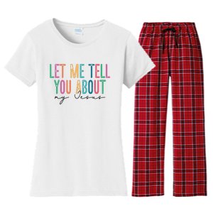 Let Me Tell You About My Jesus Women's Flannel Pajama Set