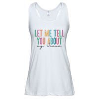 Let Me Tell You About My Jesus Ladies Essential Flowy Tank