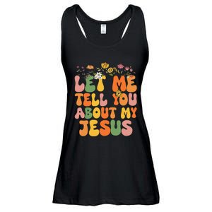 Let Me Tell You About My Jesus Christian Ladies Essential Flowy Tank