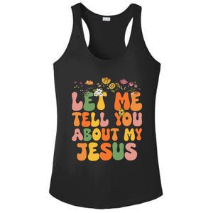 Let Me Tell You About My Jesus Christian Ladies PosiCharge Competitor Racerback Tank