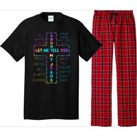 Let Me Tell You About My Jesus Christian Bible God Tie Dye Pajama Set