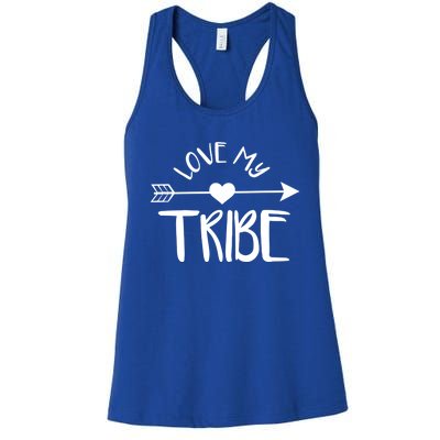 Love My Tribe Mom Bride Team Reunion Gift Women's Racerback Tank