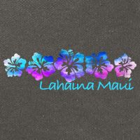 Lahaina Maui Tropical Flower Great Giftgiftvacation Beach Gift Cotton Canvas Backpack