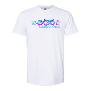 Lahaina Maui Tropical Flower Great Giftgiftvacation Beach Gift Softstyle CVC T-Shirt