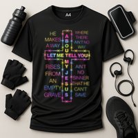 Let Me Tell You About My Jesus Cooling Performance Crew T-Shirt