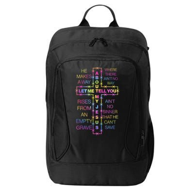 Let Me Tell You About My Jesus City Backpack