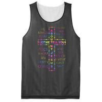 Let Me Tell You About My Jesus Mesh Reversible Basketball Jersey Tank