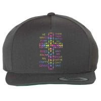 Let Me Tell You About My Jesus Wool Snapback Cap