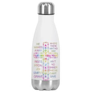 Let Me Tell You About My Jesus Stainless Steel Insulated Water Bottle