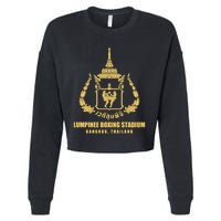 Lumpinee Muay Thai Boxing Stadium Thailand Cropped Pullover Crew