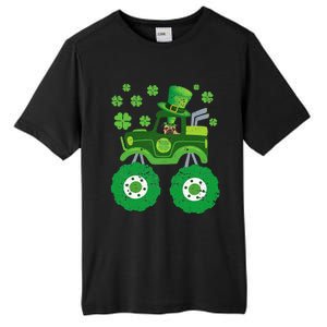 Leprechaun Monster Truck Pugs St Patricks Day Dog Lover Tall Fusion ChromaSoft Performance T-Shirt