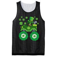 Leprechaun Monster Truck Pugs St Patricks Day Dog Lover Mesh Reversible Basketball Jersey Tank