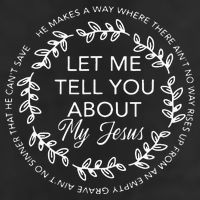 Let Me Tell You About My Jesus Gift Adult Drive Performance Visor