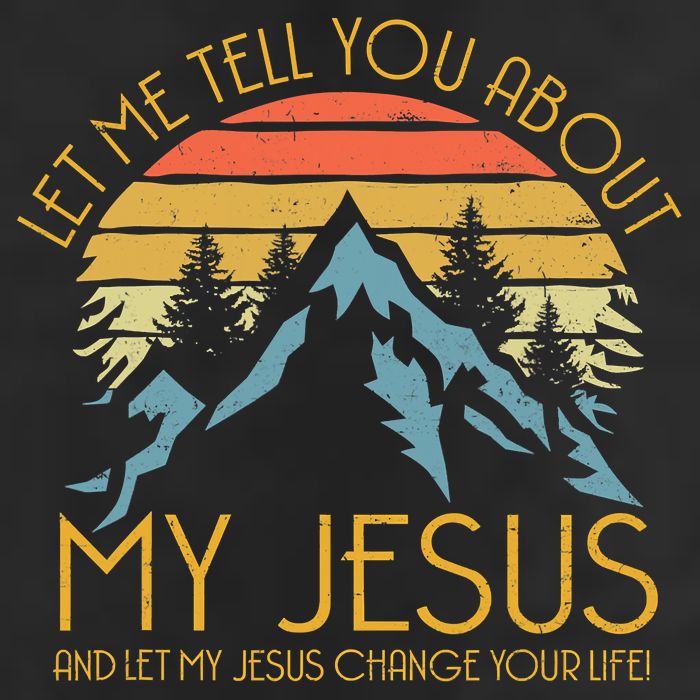 Let Me Tell You About My Jesus And Let My Jesus Change Yourlife Retro Vintage Beanie