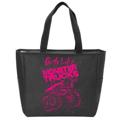 Like Monster Trucks Too Cool Racers Funny Cars Gift Zip Tote Bag