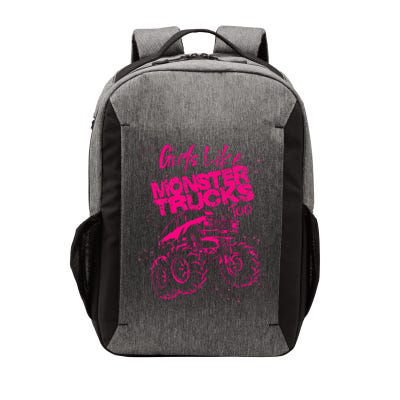 Like Monster Trucks Too Cool Racers Funny Cars Gift Vector Backpack