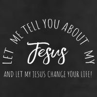 Let Me Tell You About MY JESUS Christian Inspiration Adult Drive Performance Visor
