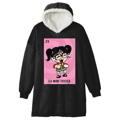 La Mini Toxica Card Mexican Lottery Card Baby Girl Hooded Wearable Blanket
