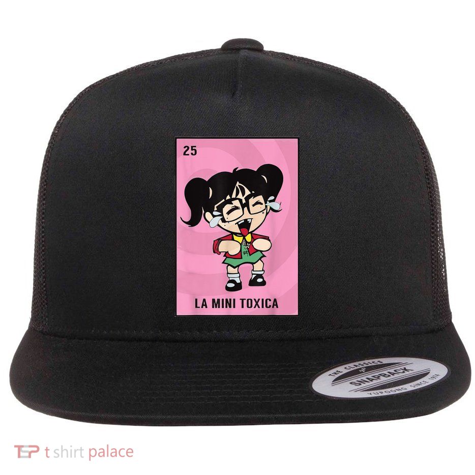 La Mini Toxica Card Mexican Lottery Card Baby Girl Flatbill Hat