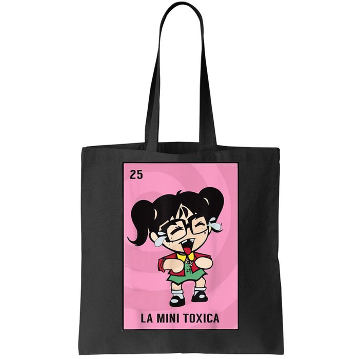 La Mini Toxica Card Mexican Lottery Card Baby Girl Tote Bag