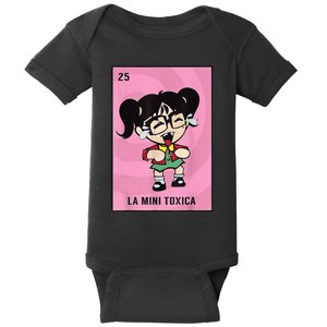 La Mini Toxica Card Mexican Lottery Card Baby Girl Baby Bodysuit