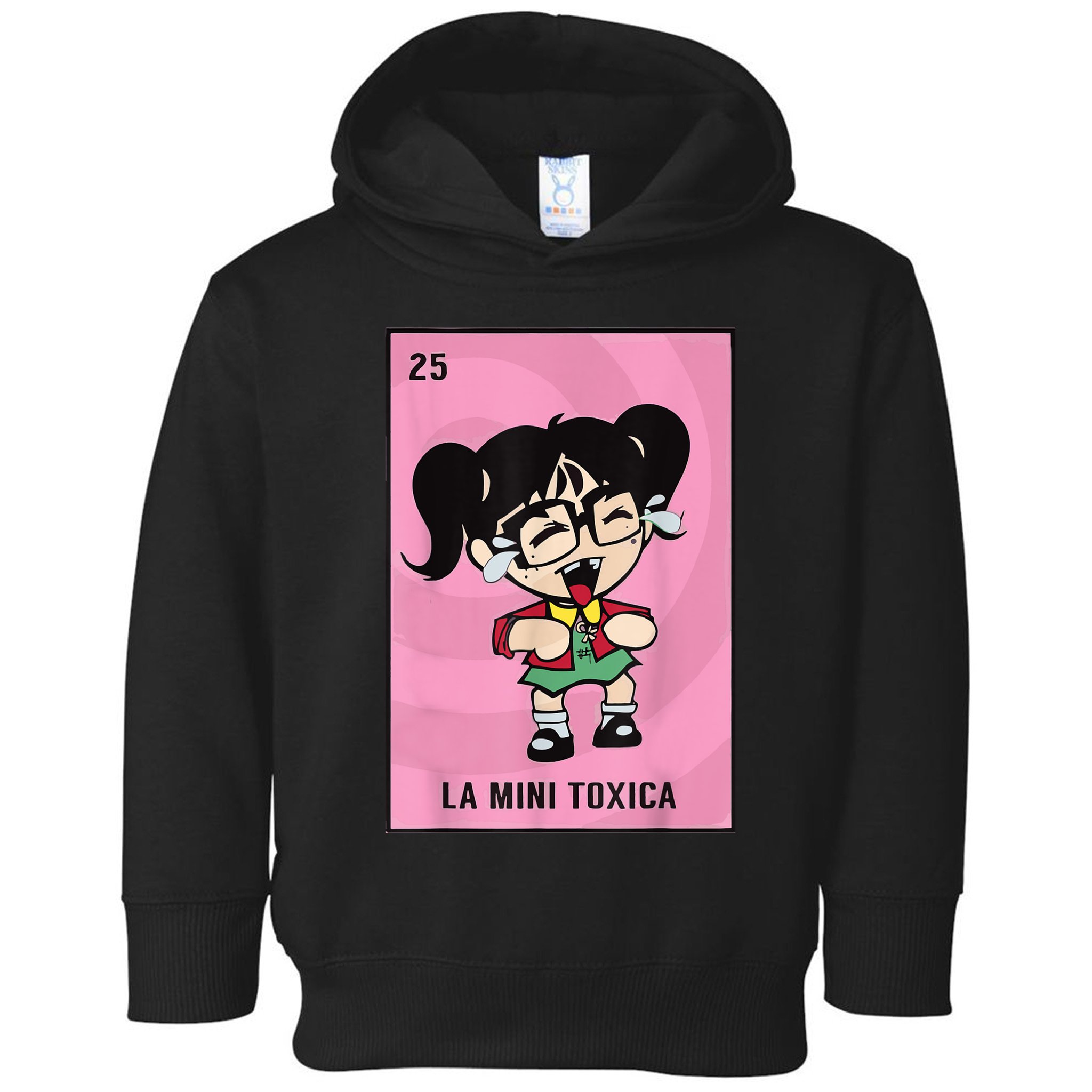 La Mini Toxica Card Mexican Lottery Card Baby Girl Toddler Hoodie