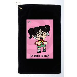 La Mini Toxica Card Mexican Lottery Card Baby Girl Platinum Collection Golf Towel