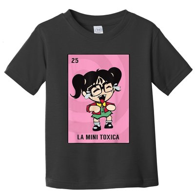 La Mini Toxica Card Mexican Lottery Card Baby Girl Toddler T-Shirt