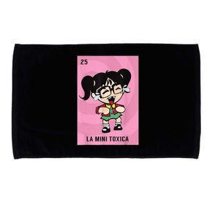 La Mini Toxica Card Mexican Lottery Card Baby Girl Microfiber Hand Towel