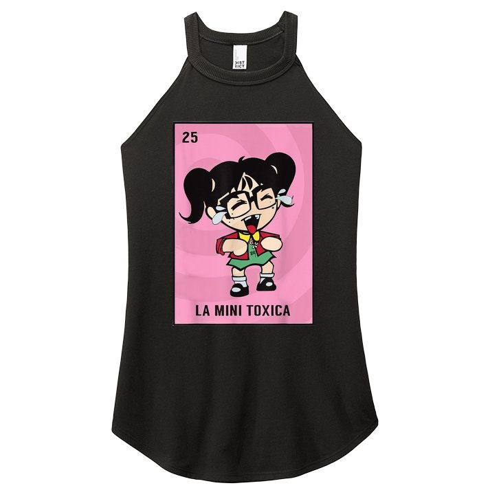 La Mini Toxica Card Mexican Lottery Card Baby Girl Women's Perfect Tri Rocker Tank