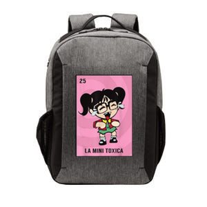 La Mini Toxica Card Mexican Lottery Card Baby Girl Vector Backpack