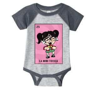 La Mini Toxica Card Mexican Lottery Card Baby Girl Infant Baby Jersey Bodysuit