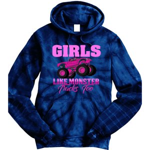 Like Monster Trucks Too Tie Dye Hoodie