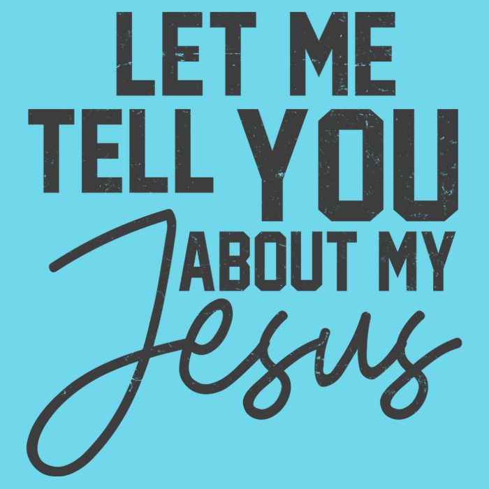 Let Me Tell You About My Jesus Women's V-Neck T-Shirt
