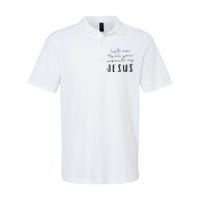 Let Me Tell You About MY JESUS Christian Inspiration Softstyle Adult Sport Polo